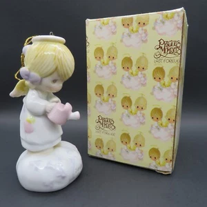 Precious Moments Porcelain Girl Angel Ornament Figurine Sending You A Rainbow 4" - Picture 1 of 11