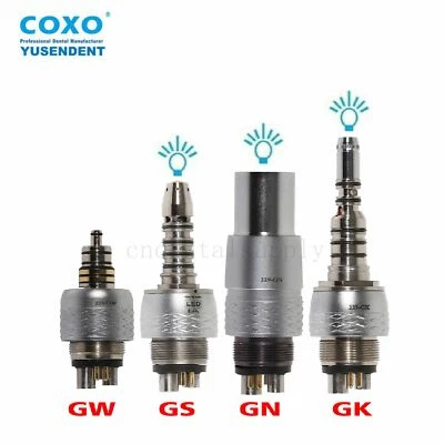 YUSENDENT COXO Dentaire LED Turbine Coupler 6H fit Sinora NSK KaV Fiber Optic Handpiece