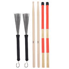 Drum Sticks Set 5A Classic Maple Rod Instrument Accessory With Retractable Ids