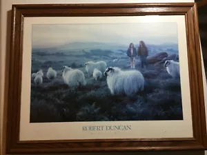 On Devon's Moor By Robert Duncan Framed Print - 27" x 22" - Picture 1 of 2