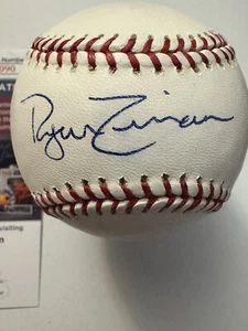 RYAN ZIMMERMAN SIGNED Autographed Selig OMLB WASHINGTON NATIONALS - JSA - Picture 1 of 3
