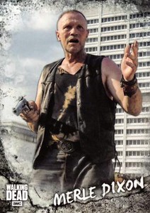 Walking Dead Road To Alexandria CHARACTER Trading Card Insert C-9 / MERLE DIXON