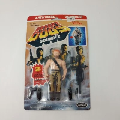 Figura de acción de colección 1991 Desert Dogs Sound FX Soldier Mel Appel 5,5" sin usar, en caja Foto 1 de 4