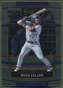 2022 Panini Select (Base) #9 Ryan Vilade (RC) Colorado Rockies (b)