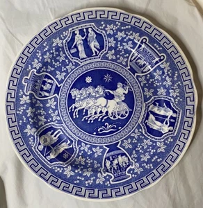 Spode Blue Room Collection Traditions Series England 10.5" Greek Dinner Plate - Picture 1 of 5