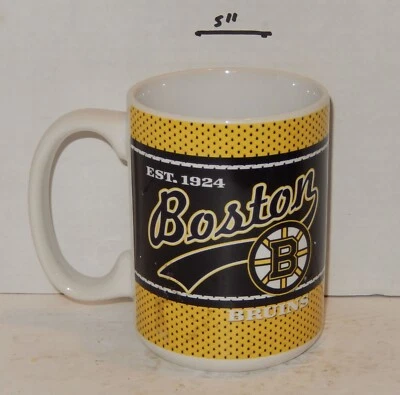 NHL Hockey Boston Bruins Coffee Mug Cup Ceramic - Image 1 of 4