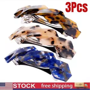 Hair Barrettes Large French Clips Wide Hair Clasp for Women Thick Fine Hair - Picture 1 of 7