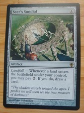 Mtg Seer's Sundial Nm English Worldwake