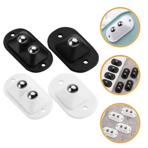 16pcs Adhesive Caster Wheels Mini Swivel Wheels Storage Box Wheels for Trash Bin - Picture 1 of 12