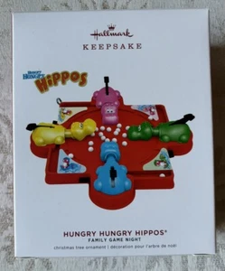 Hallmark Keepsake Ornament Family Game Night Hungry Hungry Hippos 2019 #6 Series - Picture 1 of 1