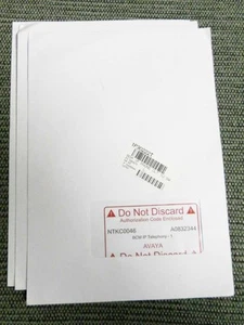 Nortel Avaya BCM 400 200 1-Seat IP Telephony Auth Code License NTKC0046 Keycode - Picture 1 of 4