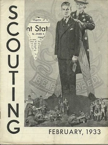 VIMTAGE BOY SCOUT - REVISTA SCOUTING 1933 - FEBRERO - Imagen 1 de 3