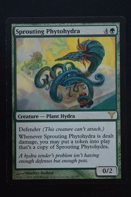 Magic The Gathering MTG SPROUTING PHYTOHYDRA Dissension MP Moderately Played - Image 1 of 2