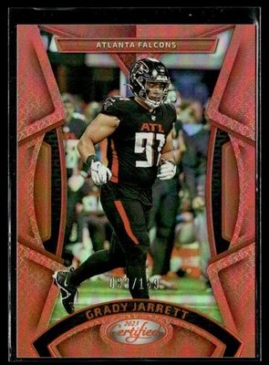 Grady Jarrett 2023 Panini Certified Orange Mirror /149 #7 Atlanta Falcons - Image 1 of 2