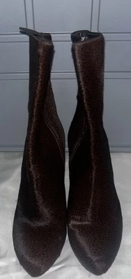 PRADA ANIMAL PRINT CALFHAIR BOOTS Size EU 38.5/ US 8 - Image 1 of 4