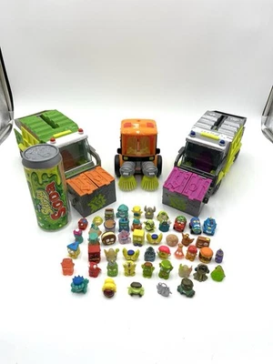 Lote de 40+ figuras y 3 mini figuras de camiones The Trash Pack Grossery Gang - Leer Foto 1 de 4