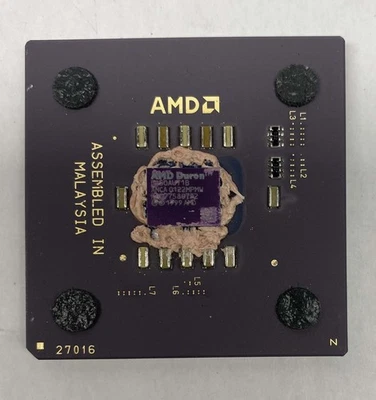 AMD Duron D950AUT1B 950MHz Socket A / Socket 462 Ceramic Processor / CPU - Image 1 of 4
