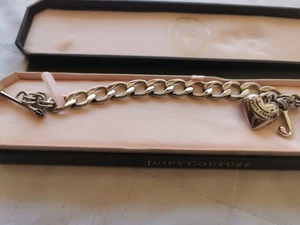 NEW JUICY COUTURE SILVER TONE BRACELET - Picture 1 of 5