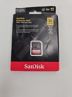 SanDisk Extreme PRO 32GB SDHC Memory Card - Image 1 of 3