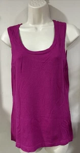 Canotta Chico’s ROSA taglia 1 (M 8-10) senza maniche scollo a scoop elasticizzata top - Foto 1 di 4
