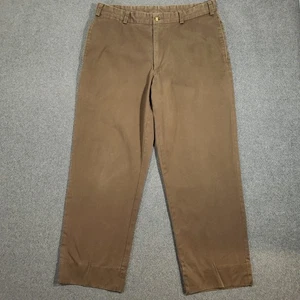 Bills Khakis Pants Mens 36x30 Brown Chino Trousers Made in USA Cotton Twill - Picture 1 of 13
