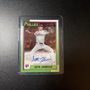 2025 Topps Update - Seth Johnson - 90B2-SK - 1990 Auto - Orange /25 - Picture 1 of 2