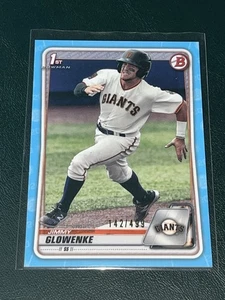 2020 Bowman Draft Jimmy Glowenke SKY BLUE /499 - Picture 1 of 1