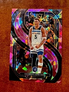Anthony Edwards 2024-25 Panini Select Premier Level Pink Ice /99 #130 - Picture 1 of 4
