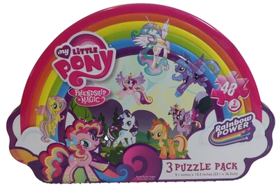 "My Little Pony" 拼图 6 件装 孩之宝 Spinmaster 游戏 - 二手 — 第 1/4 张图片