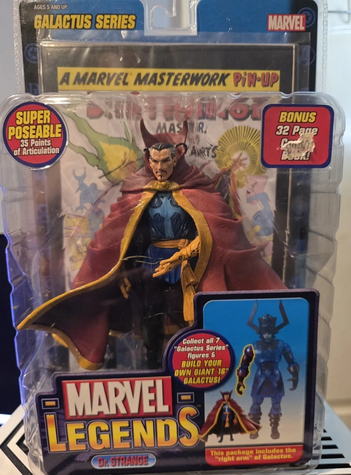 Marvel Legends DR. Figura EXTRAÑA (ToyBiz, Serie Galactus, Nueva) Foto 1 de 4