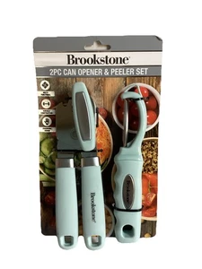 Brookstone 2PC Can Opener & Peeler Set - Picture 1 of 3