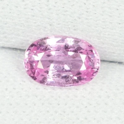 0.65 ct RARE TOP LUSTER 100% NATURAL PINK SAPPHIRE -SRILANKA OVAL See Vdo SBL - Image 1 of 3