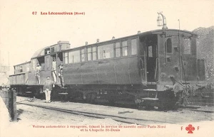 CPA TRAIN / LES LOCOMOTIVES (NORD) / VOITURE AUTOMOTRICE A VOYAGEURS - Picture 1 of 1