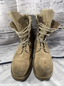 Military Steel Toe Desert Sand Mondo Pt Combat Boots Vibram Mens 11.5 - Picture 1 of 10