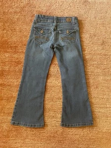 Jordache Flare flair girls stretch blue jeans size 6 - Picture 1 of 8