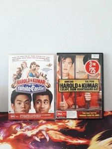 Harold & Kumar White Castle + Escape From Guantanamo Bay (DVD BUNDLE) 🍿 - Picture 1 of 7