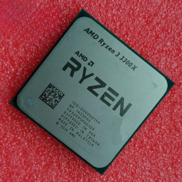 AMD Ryzen 3 3300X AM4 CPU Processor R3 3300X Quad Core 8T 3.8GHz 65W Desktop - Image 1 of 1
