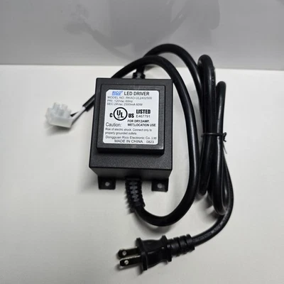 LED Driver / Transformer RICO RKAO-UL1205000 AC ADAPTER - SEC 24V AC 2500mA 60W - Image 1 of 4