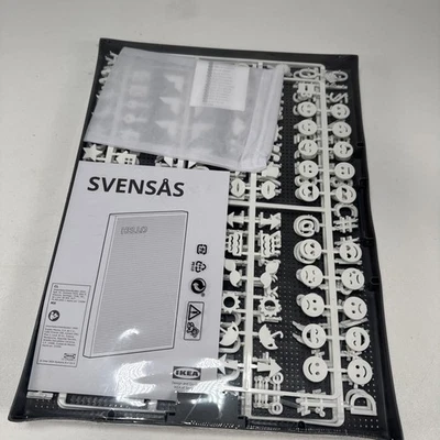IKEA SVENSAS Peg Board Message Home Office School White Letters 11.75x15.75" NEW - Image 1 of 4