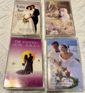 4 Wedding Song Cassette Tapes - Picture 1 of 4