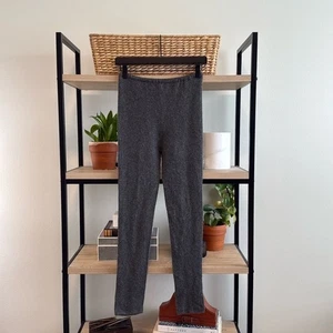 Johnstons 100% Cashmere High Rise Super Soft Gray Ankle Legging Pants, M - Picture 1 of 7