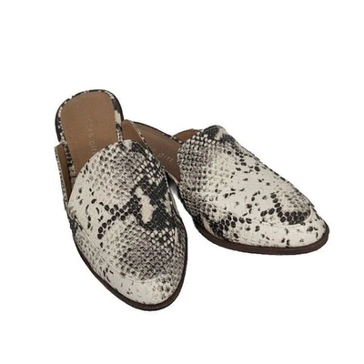 Madden Girl Snakeskin 7M Slide slip-on Flat See Small Damage Photo Chopstick - Image 1 of 4