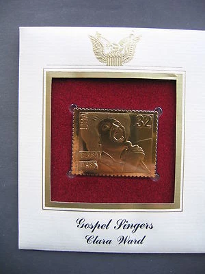 1998 Gospel Singers Clara Ward GOLDEN FDC replica Cover STAMP No info card - Image 1 of 3