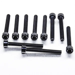 Vis BTR en Aluminium M5 x (0.8mm) x 40mm Pack x 10 Noir - Picture 1 of 1