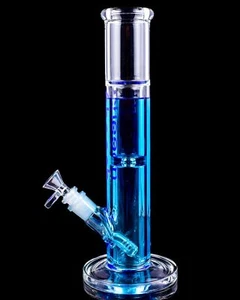 SPESSA Glicerina BECHER Bong FREEZABILE Vetro Tubo Acqua Hookah Cool Bong *USA* - Foto 1 di 4