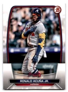 Béisbol Ronald Acuña Jr. 2023 Bowman #92 Atlanta Braves - Imagen 1 de 2