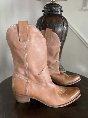 Коричневые сапоги вестерн ALBERTO FERMANI размер 41 - Изображение 1 из 4