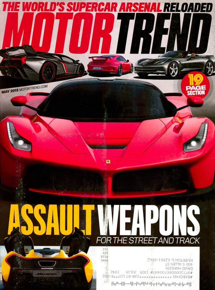 Motor Trend May 2013 Street Racing Foto 1 de 1