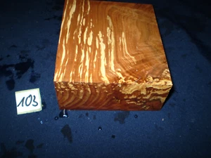 Apfel Apfelbaumholz Holz gestockt Drechselholz 125 x 107 x 47 mm Nr 103 - Bild 1 von 2