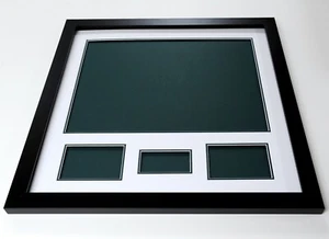 STANDARD Golf Flag Frame Kit for Signed Masters Flags - Free Photos & Plaque inc - Picture 1 of 1